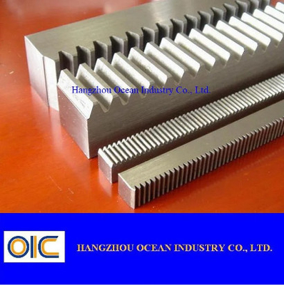China Cremalheira de engrenagem de aço helicoidal do dente reto da gravura industrial da personalização básica para a máquina do CNC fornecedor