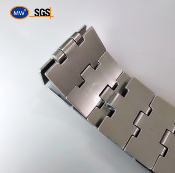 China Aço inoxidável acessível CC13SB CC14SB CC16SB CC18SB CC24SB Flat Top Chain Table Top Conveyor Chain For Conveyor fornecedor
