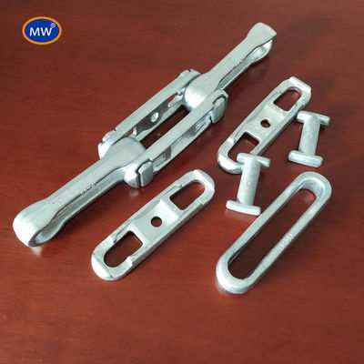 China Straight Link Drop Forged Rivetless Chain Solid Pin Oval Link Shape Suitable For Industrial Machinery Power Transmission fornecedor