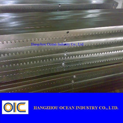 Steel Sliding Gate Gear Rack Silver Module M4 Corrosion Resistant Finish Providing Long Term Reliability and Performance fornecedor