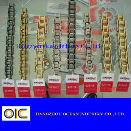 120 Links Chopper Motorcycle O Chain Ring com lubrificação de gordura aprimorada em motos de cadeia e engrenagens fornecedor