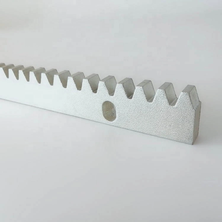 Galvanizado e para enegrecer a cremalheira de engrenagem para a porta deslizante
