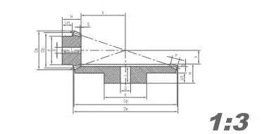 Basic Customization Spiral Bevel Gear for Power Tool