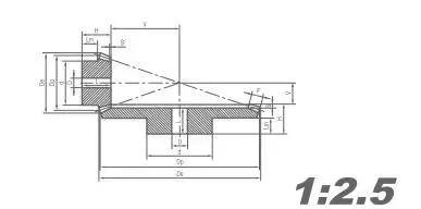 Basic Customization Spiral Bevel Gear for Power Tool